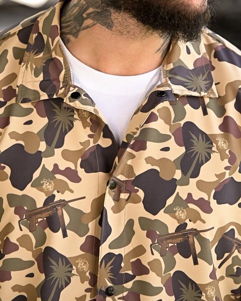 Комплект Oblivion Tactical Camo Palm Сорочка + Шорти коричневий розмір S-M buy92986frs-S-M фото
