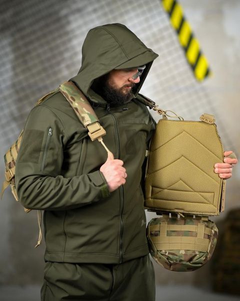 Плитоноска 7.62 Tactical Stragen Cordura з підсумками та системою швидкого скиду мультикам buy93089frs фото