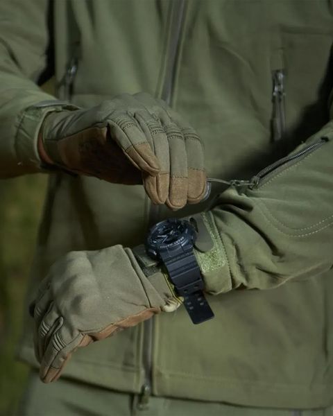 Тактичні Рукавиці SoftShell олива розмір L bkr07887frs-L фото