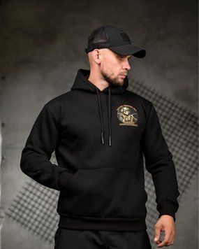 Худі Genesis на флісі з принтом Driver чорне розмір M buy97258frs-M фото