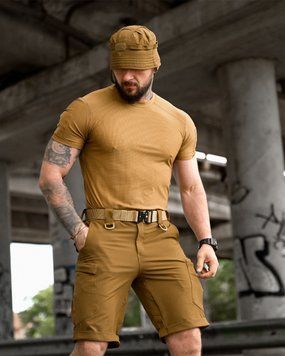 Комплект 3в1 Elit Force Футболка та Шорти + Панама койот розмір M buy96500frs-M фото