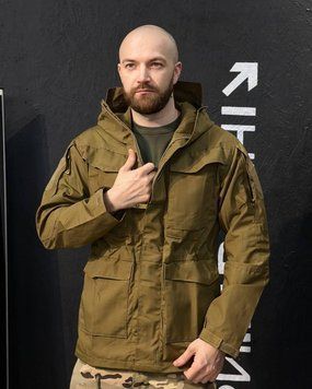 Куртка Tactical Series 5.0 ріп-стоп з капюшоном койот розмір S for03060frs-S фото