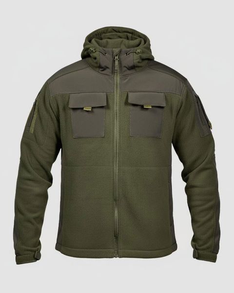 Флісова Кофта 7.62 Tactical Polar зі вставками Softshell олива розмір S buy94045frs-S фото