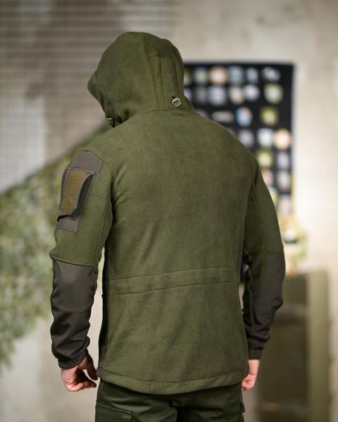 Флісова Кофта 7.62 Tactical Polar зі вставками Softshell олива розмір S buy94045frs-S фото
