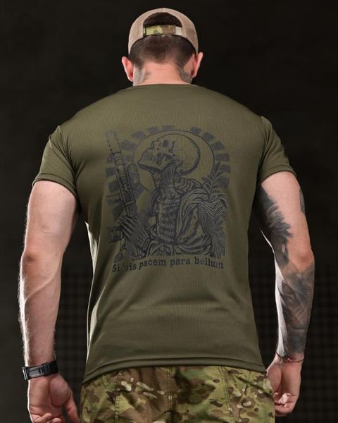 Футболка Born Of War Coolmax з принтом Si Vis Pacem Para Bellum олива розмір S buy96903frs-S фото