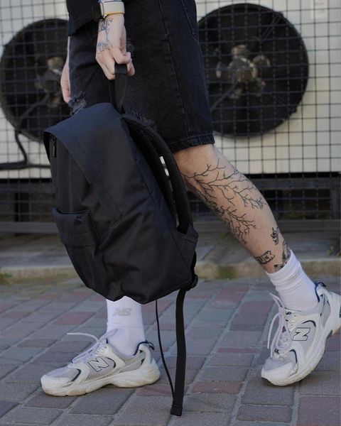 Рюкзак 19л Without Compact з принтом Hate чорний 38 х 27 см wb8049964frs фото
