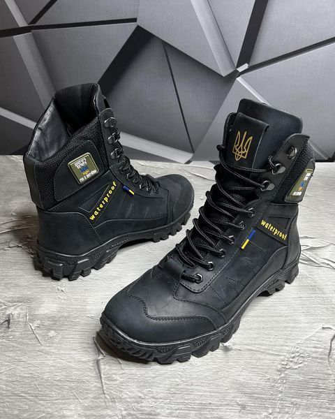 Зимові тактичні Черевики на хутрі чорні розмір 40 БРЦ-2/3053 black Sh хутроfrs-40 фото