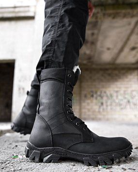Шкіряні берці KMS All-Terrain Winter зі вставками Cordura чорні розмір 42 buy51870frs-42 фото