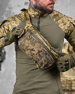 Нагрудна Сумка 7.62 Tactical Oxford піксель розмір 26 х 16 см buy92490frs фото