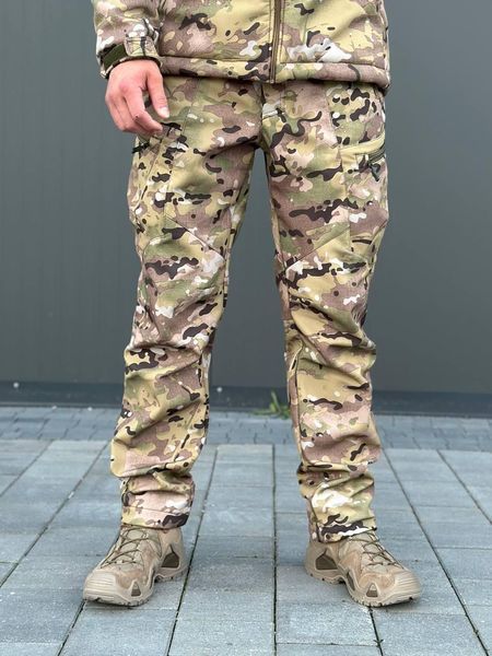 Чоловіча Форма SoftShell на флісі Куртка з капюшоном + Штани мультикам розмір L for00625frs-L фото