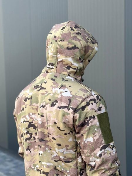 Чоловіча Форма SoftShell на флісі Куртка з капюшоном + Штани мультикам розмір L for00625frs-L фото