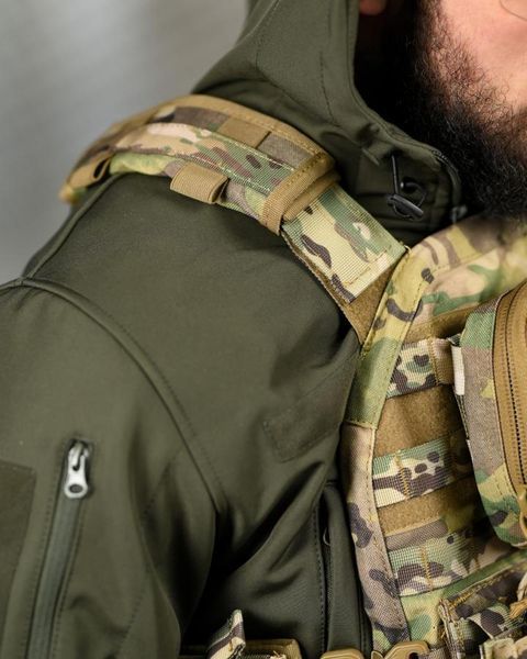 Плитоноска Yakeda Cobra Cordura з підсумками мультикам 25х30 см buy87006frs фото