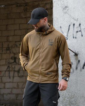 Худі Oblivion Tactical Coolmax з принтом Defense койот розмір S buy97309frs-S фото