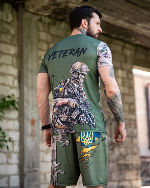 Комплект Sabotage Triod Футболка + Шорти олива розмір 4XL buy92744frs-4XL фото