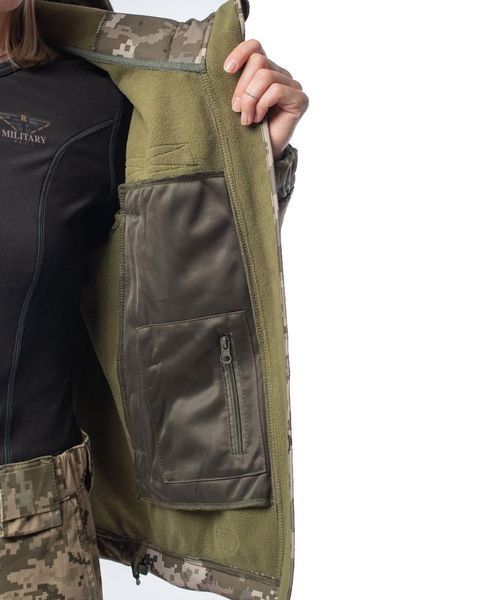 Жіноча Куртка R- Military SoftShell на флісі піксель розмір S for04096frs-S фото