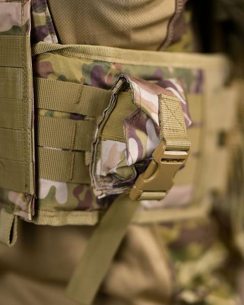 Плитоноска Yeul Cordura 1000D з підсумками та системою швидкого скиду мультикам buy94066frs фото