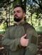 Флісова Кофта GEN ІІ з капюшоном та липучками під шеврони олива розмір 2XL for01595frs-2XL фото 4