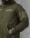 Куртка Lion SoftShell на флісі з липучками під шеврони олива розмір XL buy91272frs-XL фото 5