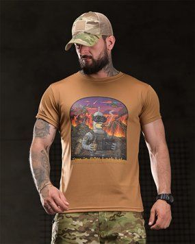 Футболка Born Of War Coolmax з принтом I&rsquo;am is 40% back baby койот розмір S buy96910frs-S фото