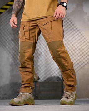 Штани Zero ріп-стоп з вставками Cordura койот розмір S buy93284frs-S фото
