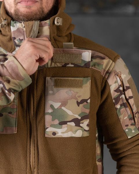Флісова Кофта Battle Combo з капюшоном койот розмір M buy83955frs-M фото