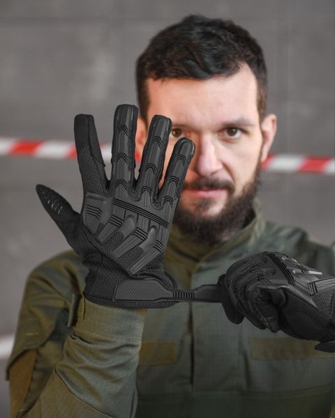 Рукавички Mechanix M-Pact Escalibur чорні розмір L buy83841frs-L фото