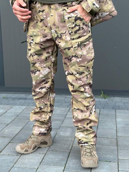 Чоловіча Форма SoftShell на флісі Куртка з капюшоном + Штани мультикам розмір 3XL for00625frs-3XL фото