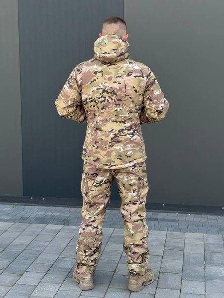 Чоловіча Форма SoftShell на флісі Куртка з капюшоном + Штани мультикам розмір 3XL for00625frs-3XL фото