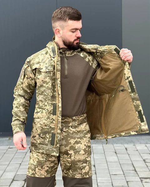 Костюм R-Military 3в1 Куртка та Штани з наколінниками + Убакс піксель розмір M for00693frs-M фото