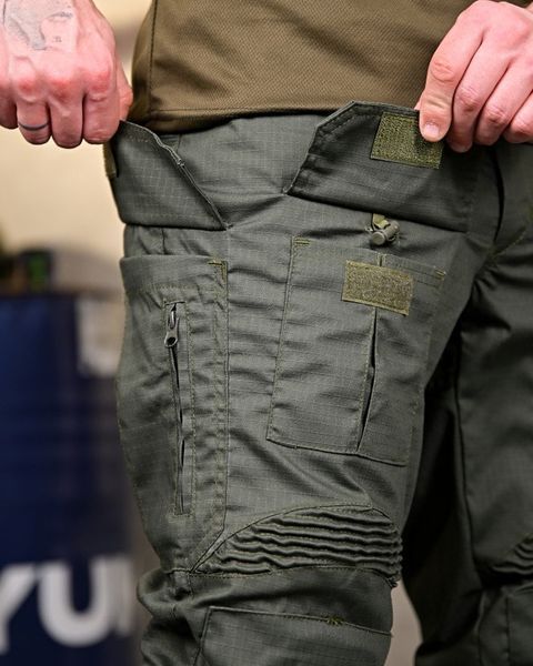 Тактичні Штани G3 ріп-стоп з наколінниками олива розмір S buy92801frs-S фото