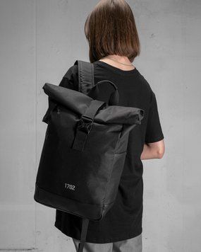 Жіночий Рюкзак Rolltop 30л Without Reflective з принтом 1702 чорний 42 х 26 см wb8048907frs фото
