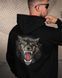 Худі Genesis тринитка на флісі з принтом Wolf чорне розмір M buy97267frs-M фото 7