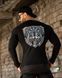 Лонгслів на флісі з принтом Wolf чорний розмір M buy97323frs-M фото 2