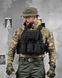 Плитоноски Single Sword Cordura з підсумками та кріпленням Molle чорна  buy87517frs фото 1