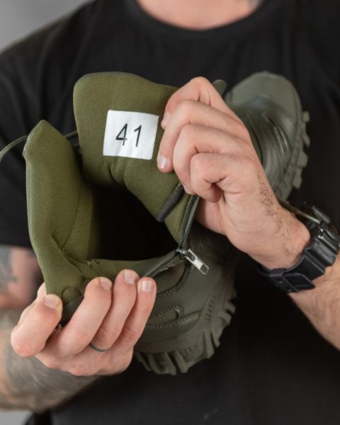 Берці Prometey зі вставками Cordura олива розмір 41 buy89543frs-41 фото