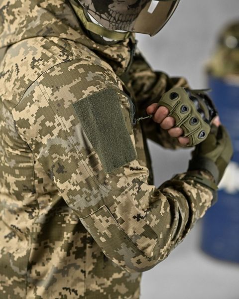 Куртка Mossad ріп-стоп з липучками під шеврони піксель розмір S buy86708frs-S фото