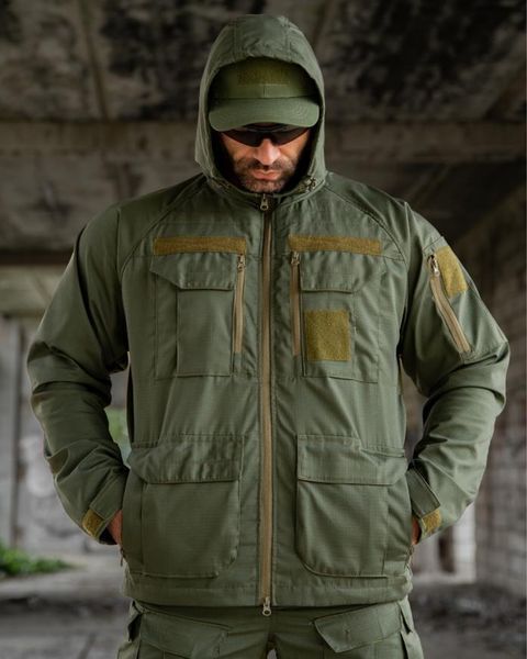 Посилена Форма Поліція Oblivion Tactical Revolut Куртка + Штани олива розмір S buy97396frs-S фото