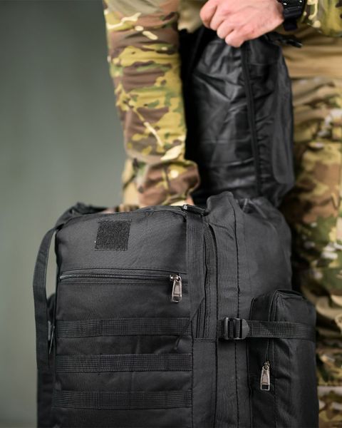 Рюкзак 70л Monte з кріпленням Molle чорний розмір 72&times;34&times;27 см  buy94065frs фото
