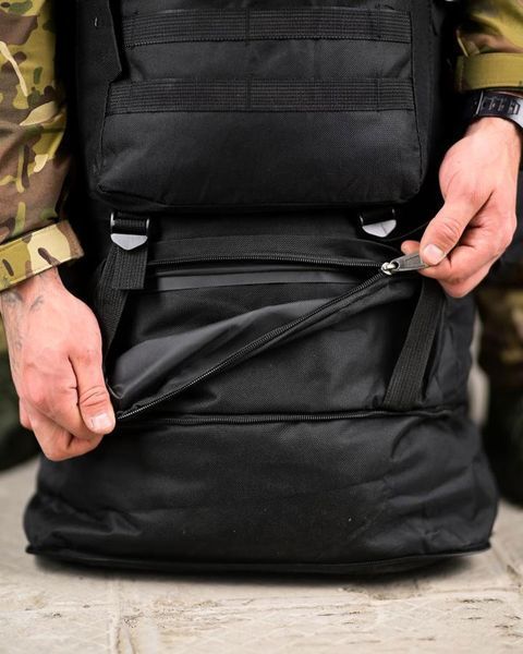 Рюкзак 70л Monte з кріпленням Molle чорний розмір 72&times;34&times;27 см  buy94065frs фото