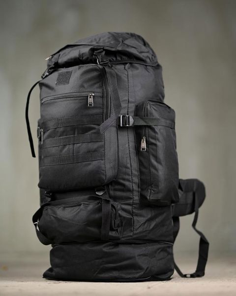Рюкзак 70л Monte з кріпленням Molle чорний розмір 72&times;34&times;27 см  buy94065frs фото
