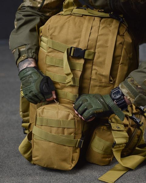 Рюкзак 55 л Bresh Cordura 1000D койот розмір 50х32,5х34 см buy11931frs фото