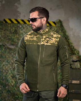 Флісова Кофта Lobo олива розмір M buy55658frs-M фото