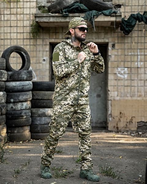 Форма Gecktar саржа Куртка з липучками під шеврони + Штани піксель розмір 44-46 buy91695frs-44-46 фото