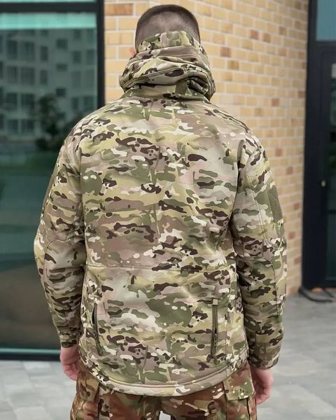 Куртка Softshell на флісі з липучками під шеврони мультикам розмір M for00053frs-M фото