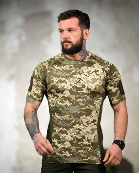 Компресійна Футболка Elit Force з липучками під шеврони піксель розмір S buy20013frs-S фото