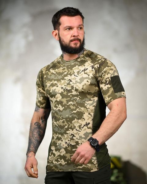 Компресійна Футболка Elit Force з липучками під шеврони піксель розмір S buy20013frs-S фото