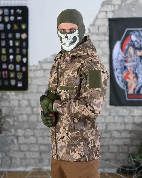 Куртка Panopticon SoftShell з капюшоном на флісі піксель розмір S buy88489frs-S фото