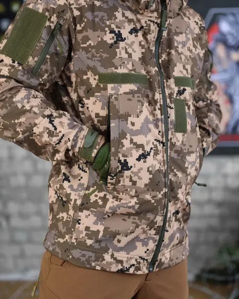 Куртка Panopticon SoftShell з капюшоном на флісі піксель розмір S buy88489frs-S фото