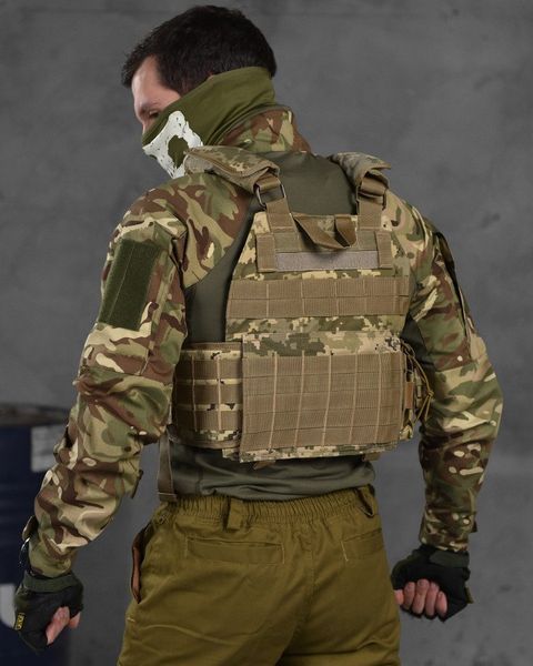Плитоноска Single Sword Cordura 1000D із системою Molle та 7-ма Підсумками піксель buy191032frs фото