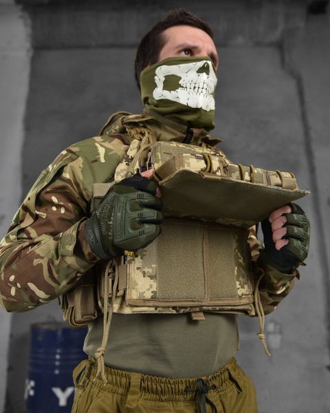 Плитоноска Single Sword Cordura 1000D із системою Molle та 7-ма Підсумками піксель buy191032frs фото